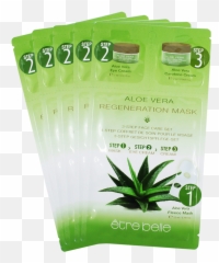 Aloe Vera Regeneration Mask 3 - StepFacecareSet png