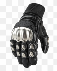 Icon Timax Short Gloves Size Md Black Medium 3301 - 2965 Motorcycle Metal Knucklera png