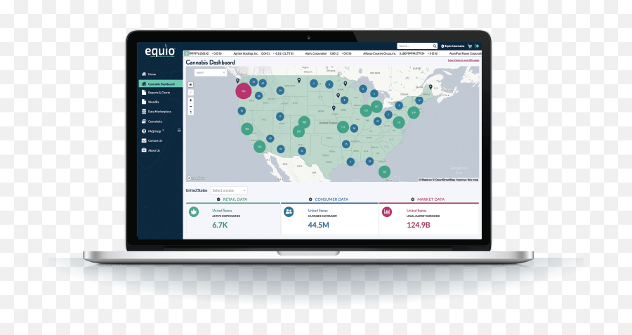 Us Legal Cannabis Market Growth - New Frontier Data Software Engineering Png,Market Growth Icon