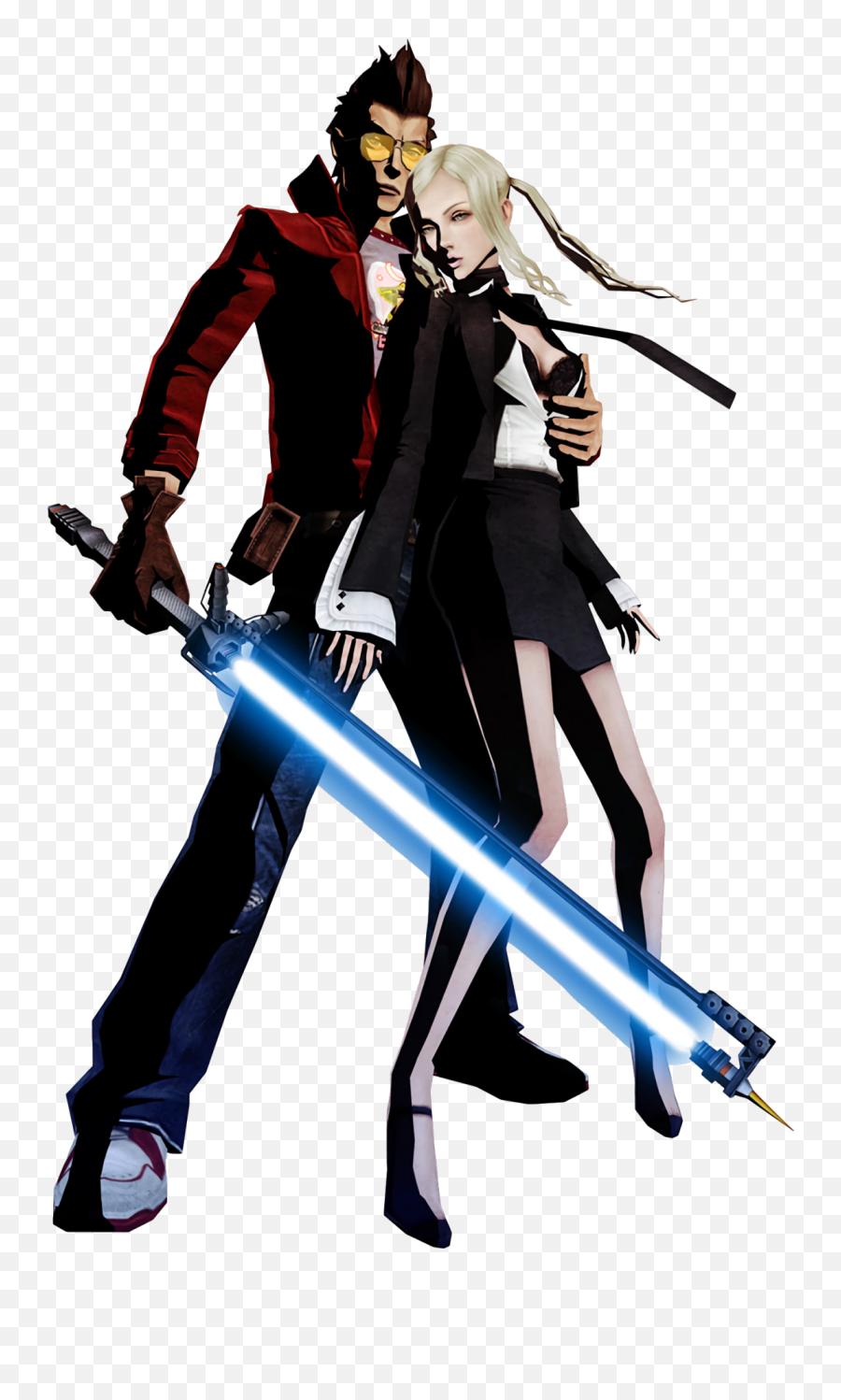 Sylvia Christel Tumblr Posts - No More Heroes Travis And Sylvia Png,Travis Touchdown Png