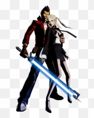 Sylvia Christel Tumblr Posts - No More Heroes Travis And Sylvia Png,Travis Touchdown Png