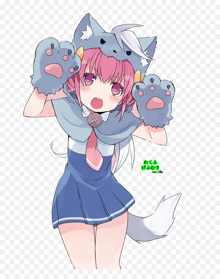 Anime Cat Girl Png 1 Image - Anime Cat Girl Drawing,Anime Cat Png