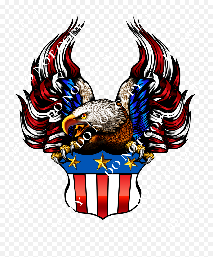 Download Eagle And Shield - Eagle With American Flag Png Eagle With American Flag Png,American Flag Png Transparent
