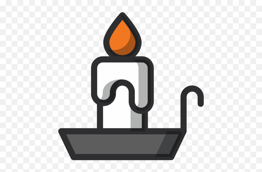 Free Candle Halloween Light Darkness Wax Holder Icon Of - Transparent Halloween Doodles Png,Darkness Icon