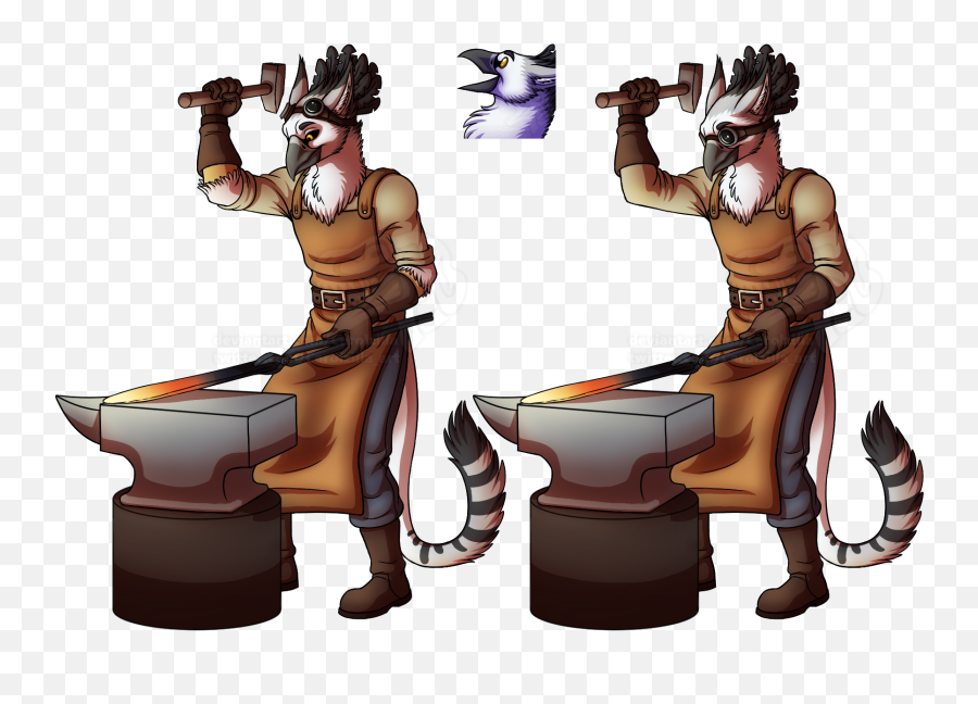 Blacksmith Norok Icon - Blacksmith Pose Png,Blacksmith Icon