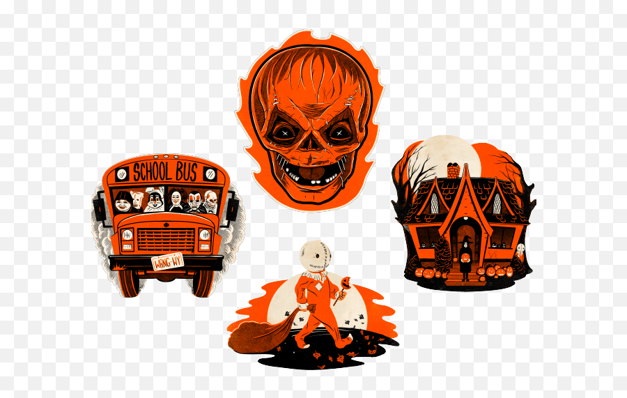 The Horrors Of Halloween Trick U0027r Treat 2007 Glow In - Trick R Treat Glow In The Dark Wall Décor Collection Png,Misfits Buddy Icon