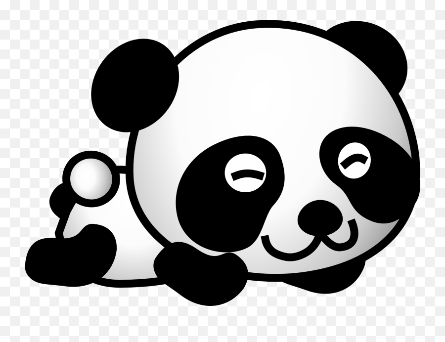 Download Panda Nose Png Transparent - Cartoon Panda,Cute Panda Png