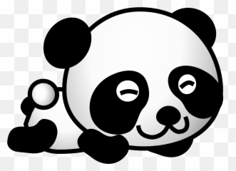 Download Panda Nose Png Transparent - Cartoon Panda,Cute Panda Png