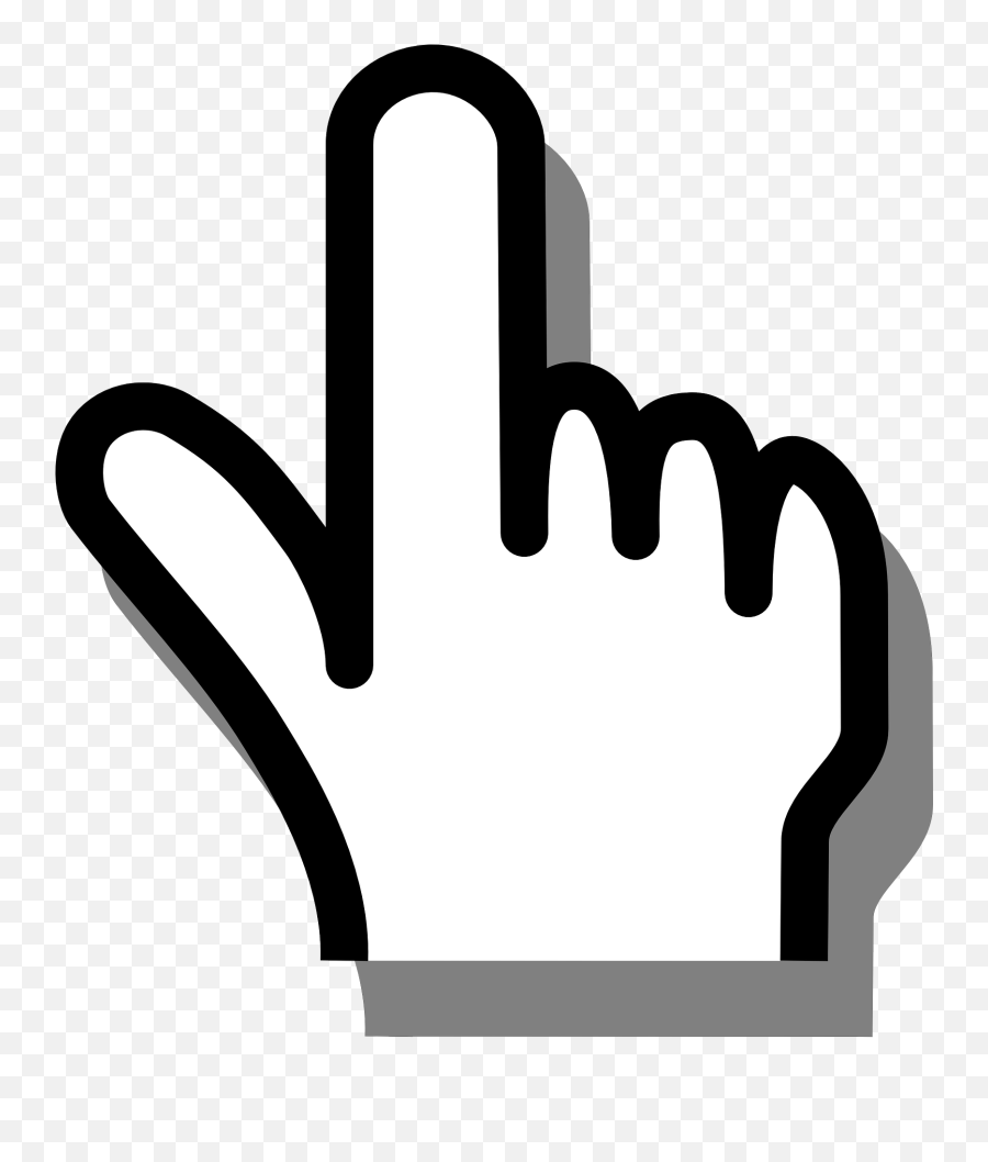 Hand With Forefinger As A Pictogram Free Image Download - Pointer Finger Transparent Png,Computer Cursor Icon