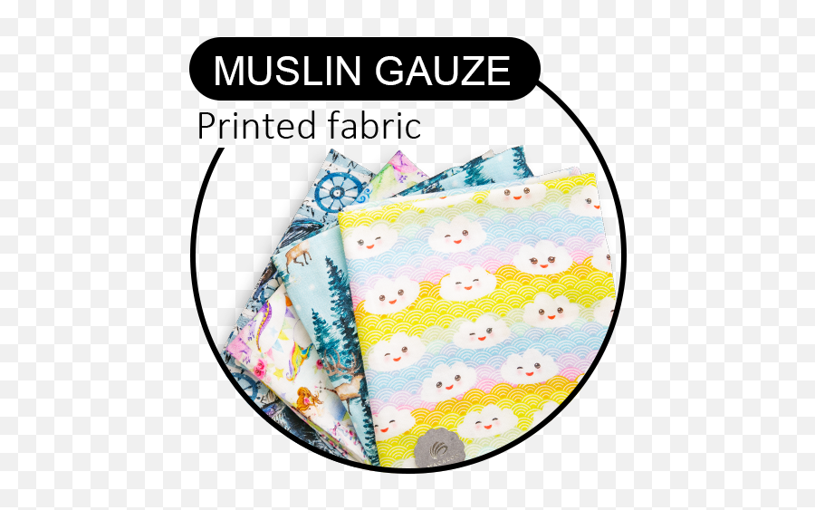 Green Series Organic Double Gauze Cotton Muslin Fabric In - Happy Png,100% Organic Cotton Muslin Icon