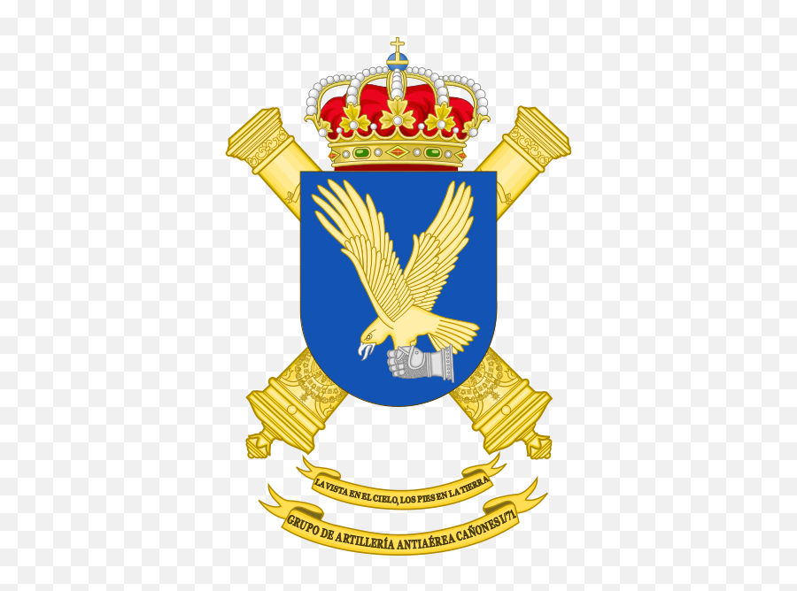 Fileair Defence Canon Artillery Group I - 71 Spanish Army Army Coat Of Arms Png,Canon Png