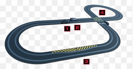 C1431m Scalextric 1980s Tv - Back to the Future To The Vs Knight Rider png