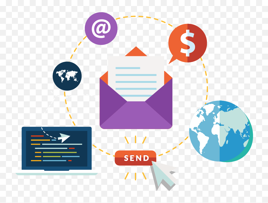 Email Marketing Icon - 01 Email Marketing Icon Clipart Vector Email Marketing Icon Png,Purple Email Icon