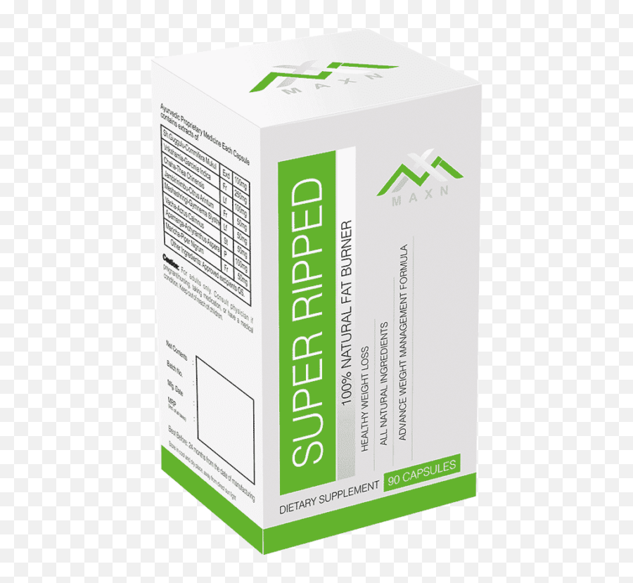 Super Ripped 90 Capsules - Box Png,Ripped Png
