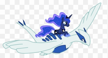 Princess Luna Flying - Pokémon Foto 31140430 Fanpop De My Little Pony Pokemon Lugia Png,Lugia Png