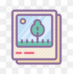 Image Icon - Polaroid Film Color Png