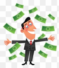 Hd Money Raining Png Banner Transparent - Animated