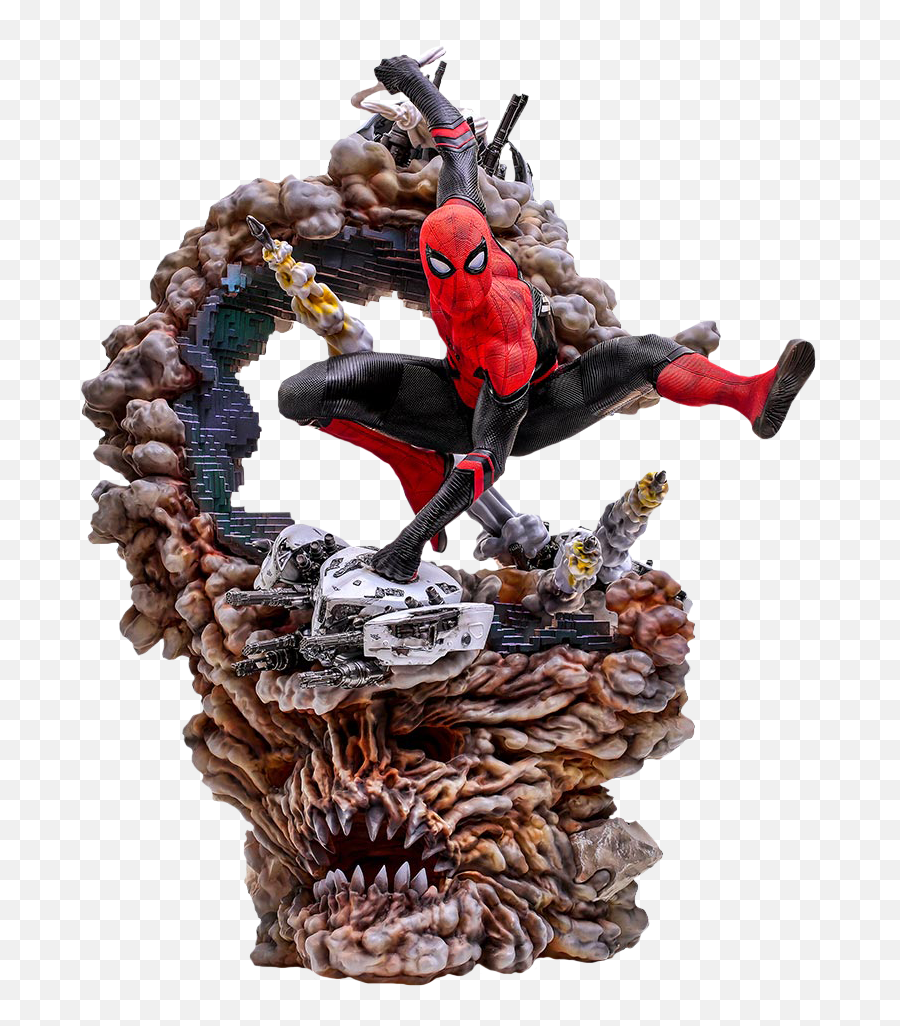 Spider - Man Far From Home Spiderman 14 Scale Legacy Iron Studios Spider Man Far From Home 1 4 Png,Scale Transparent
