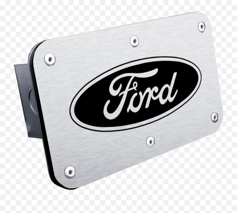 Hitch Cover Ford Logo Brushed Png