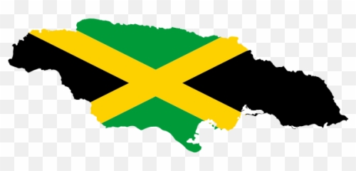 Jamaicau0027s Map With Flag Free Svg - Jamaican Flag Png,Haiti Flag Png