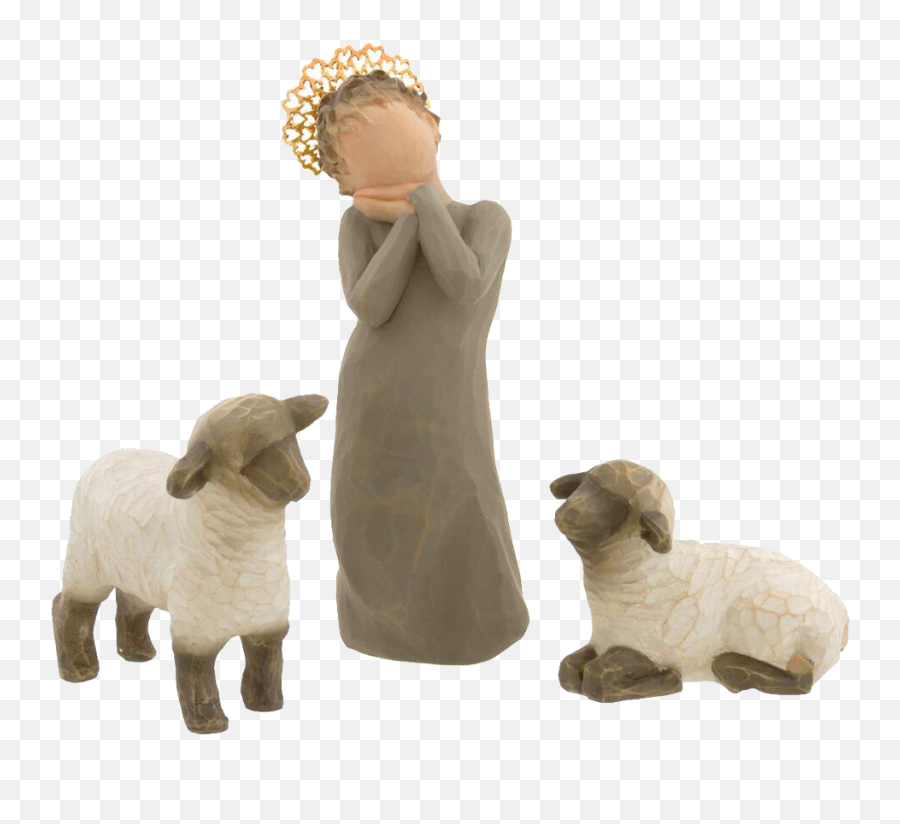 Nativity Little Shepherdess Figurine - Willow Tree Little Shepherdess Png,Willow Tree Png