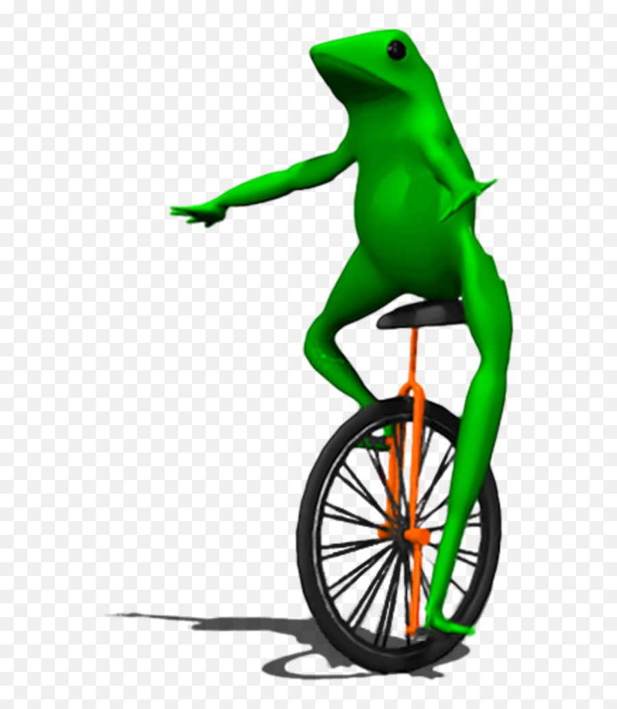 Dat Boi - Frog On Unicycle Gif Png,Meme Transparent