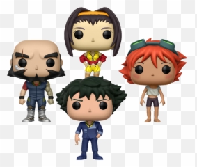 Space Cowboys Pop Vinyl Figure Bundle Set Of 4 Cowboy - Cowboy Bebop Funko Pop Png,Cowboy Bebop Png