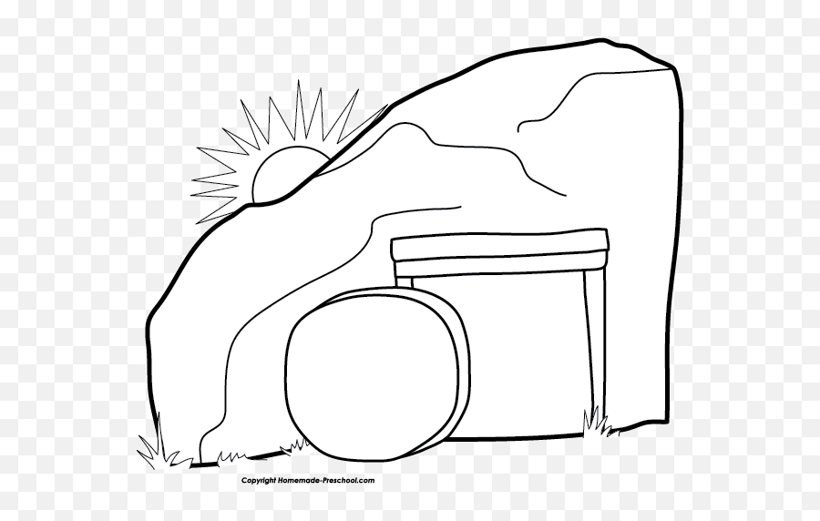 Tomb Drawing Easter Transparent Png - Hand,Empty Tomb Png