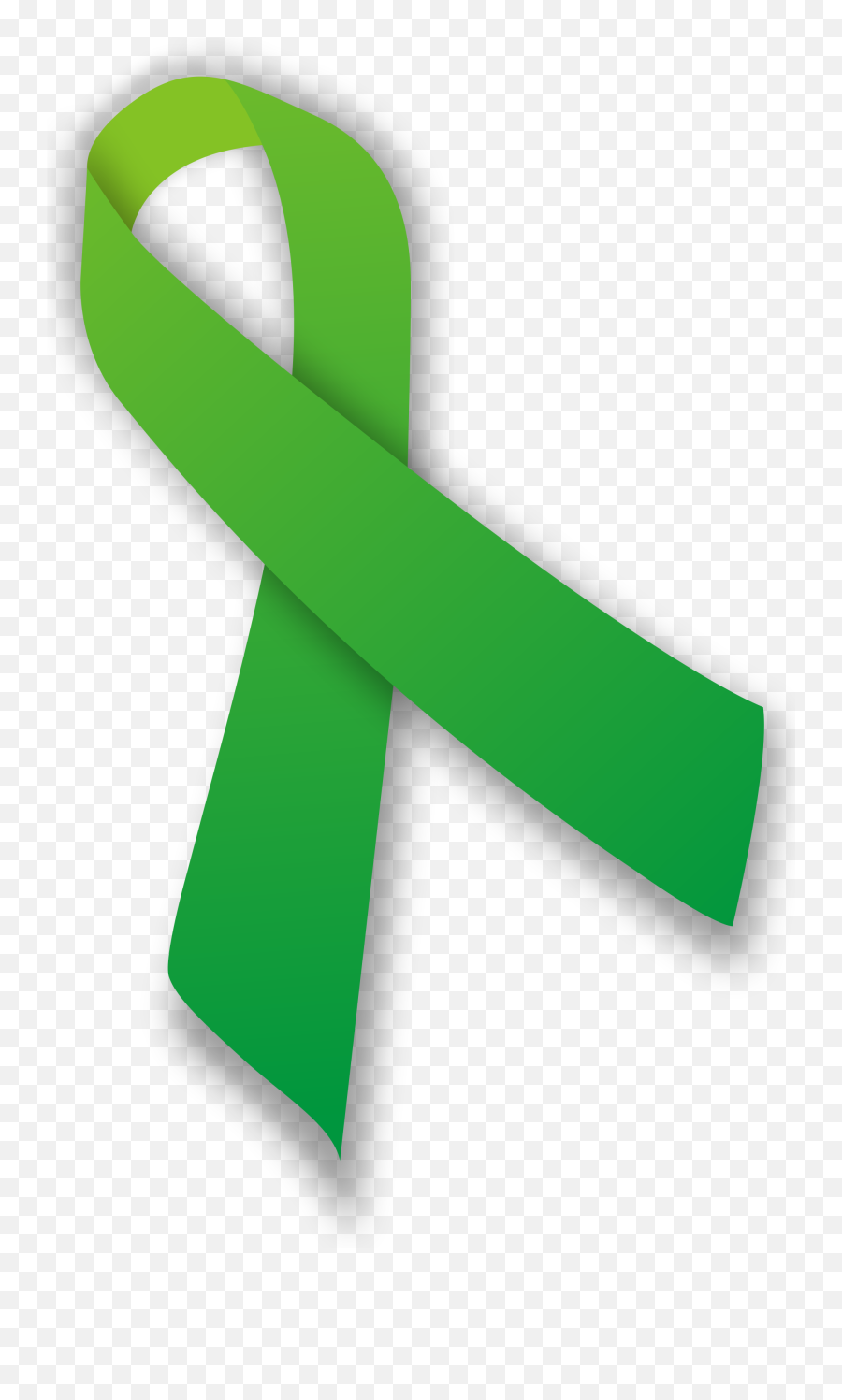 Green Ribbon Png 3 Image - Anxiety And Depression Ribbon,Green Ribbon Png