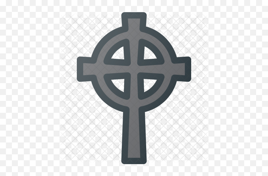 Catholic Cross Icon Of Colored Outline - Celtic Cross Png,Catholic Cross Png