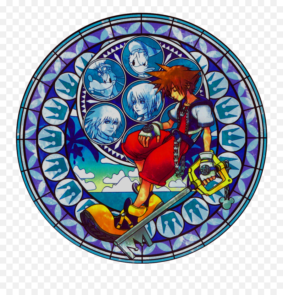 Kingdom Hearts Wallpaper - Kingdom Hearts Station Of Awakening Png,Stained Glass Png
