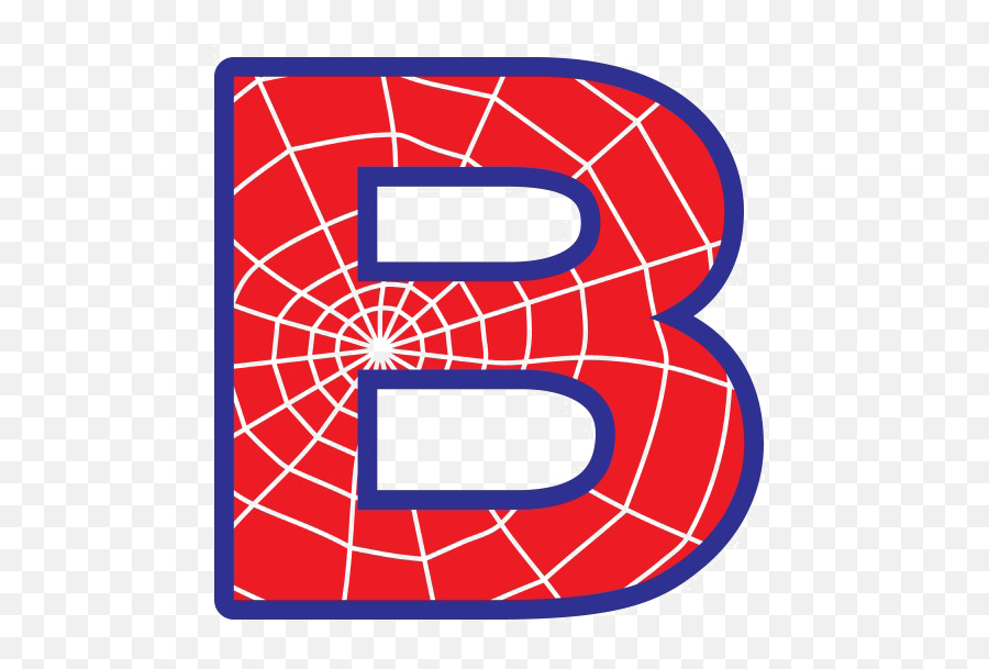 Letter B Png Transparent Image Arts - Spiderman Letter,Letter B Png