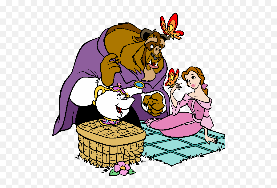 Beauty - Andthebeastgroupclipart Marion City Library Beauty And The Beast Picnic Png,Beauty And The Beast Transparent