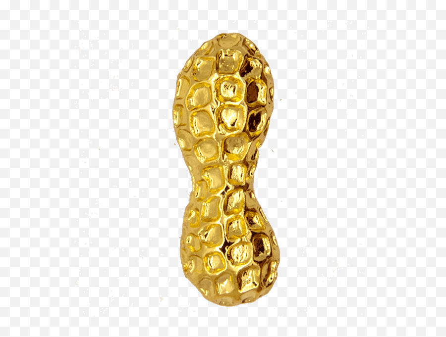 Peanut Pin Gold - Godertme Brass Png,Peanut Png