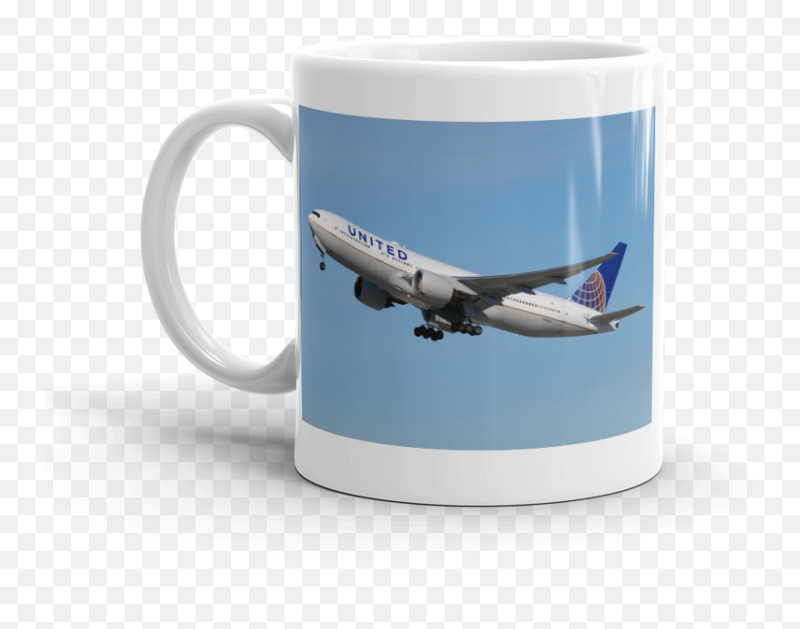 Download United Boeing 777 Coffee Mug - United Airlines Png Mug,United Airlines Png