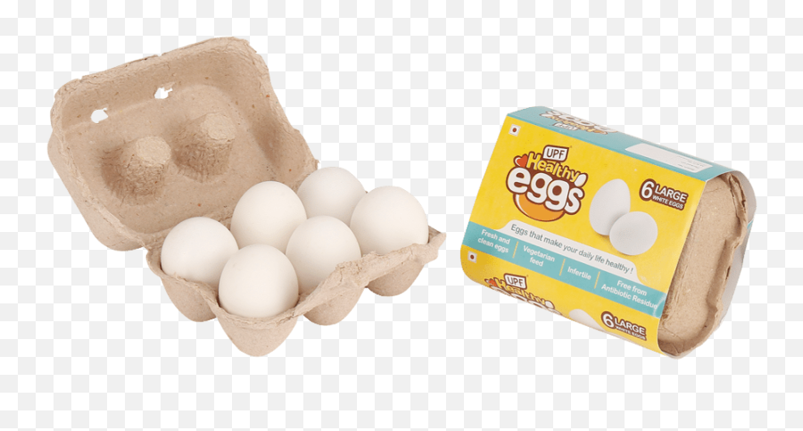 Upf Healthy Daily Eggs 6 Pcs - Big Basket Egg Price Png,Eggs Transparent