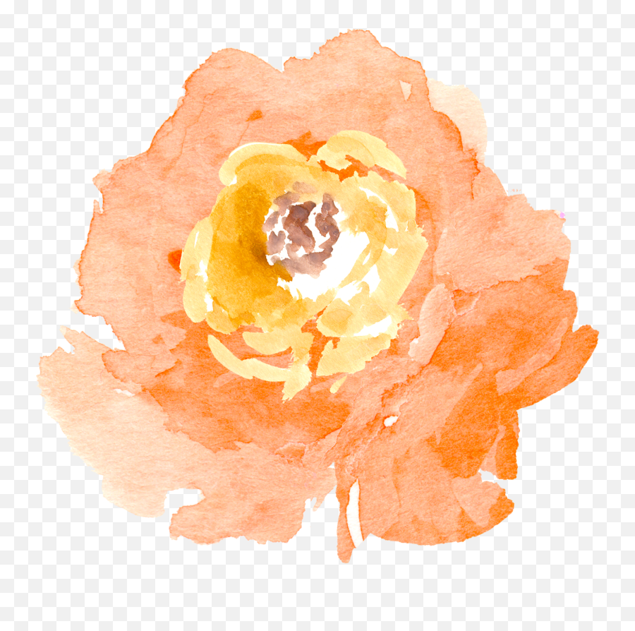 Paint Clipart Watercolour - Transparent Background Free Flower Clipart Png,Watercolor Flowers Transparent Background