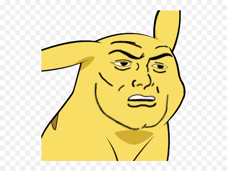 Give Pikachu A Face Png - Derp Pikachu Transparent Background,Pikachu Face Png