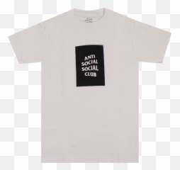 Anti Social Club Box Logo T - The North Face Png,Anti Social Social Club Logo