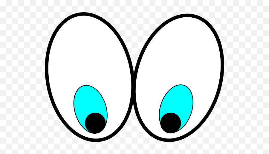 eyes looking down clip art