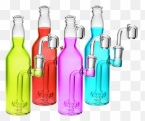 Bright Soda Bottle Oil Dab Rig - Vertical png