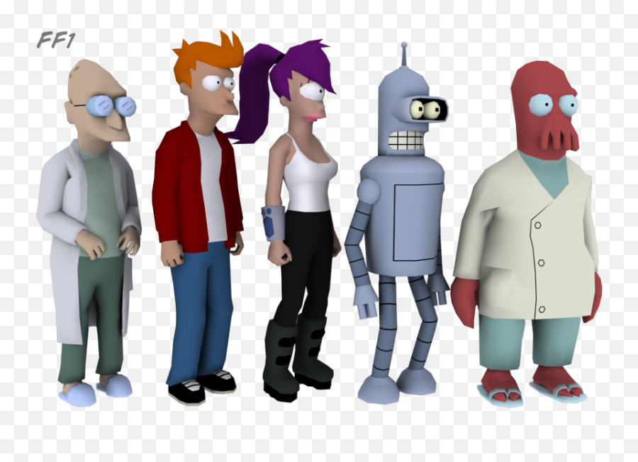 Fry Futurama Png - 005 Futurama Collect The Whole Set By 3d Model Futurama Fry,Futurama Png