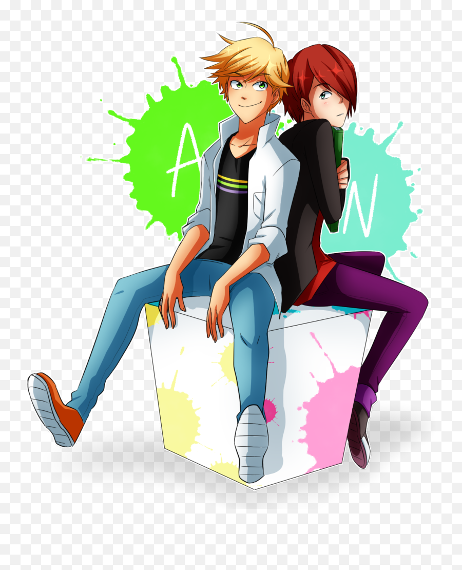 Adrien And Nathaniel Miraculous Ladybug Know Your Meme - Nathaniel X Adrien Ladybug Png,Miraculous Ladybug Png