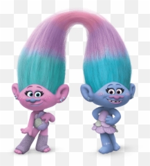 Dreamworks - Satin And Chenille Trolls Png,Poppy Troll Png