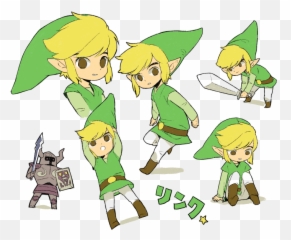 Link Toon And Darknut The Legend Of Zelda 1 More - Hyrule Warriors Aryll And Link Png,Toon Link Png