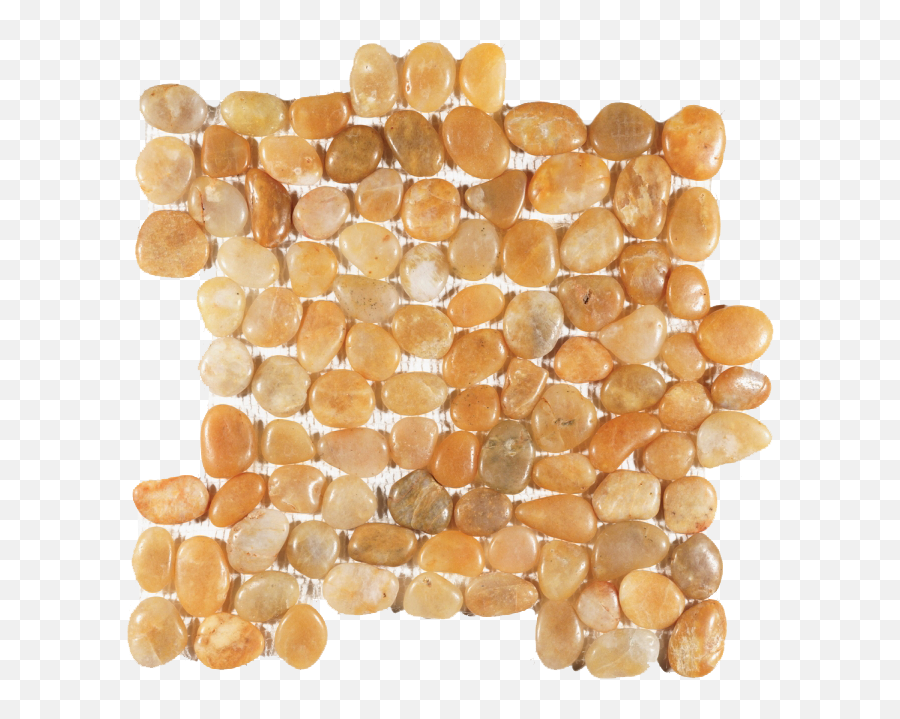 Yellow Marble Pebble - 12 X 12 Solid Png,Pebble Png