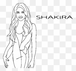 Shakira Coloring Page - Coloringcrewcom For Women Png,Shakira Png