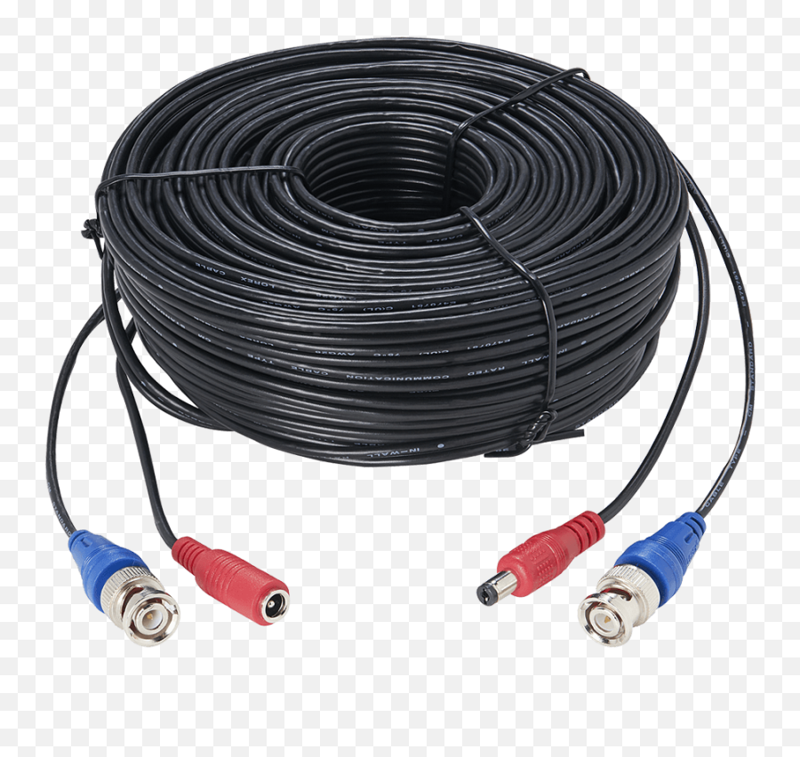 100ft 30m Premium 4k Rg59power Accessory Cable Lorex - Lorex Camera Cable Png,Cable Png