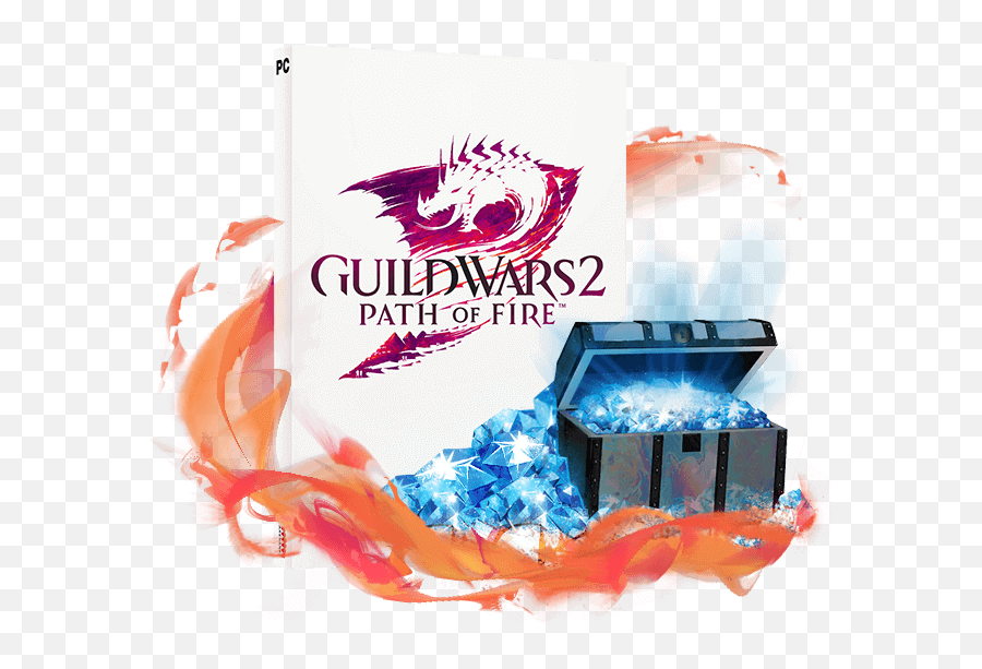 Guild Wars 2 Online Store Gaming - Gw2 Path Of Fire Logo Transparent Png,Guild Wars 2 Logo
