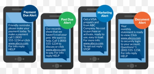 Secure Text Message Services Encrypted Two - Way Texting Payment Reminder Sms png